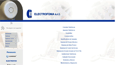 Desktop Screenshot of electrofonia.com
